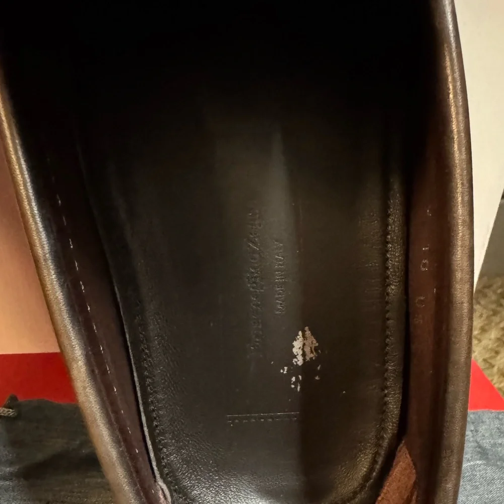 Zegna Suede Driving Loafers - Picture 6 of 8